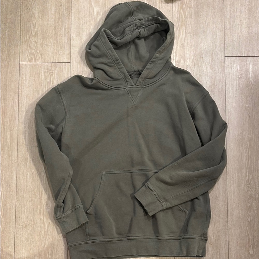 lululemon athletica Green Pullover Scuba Hoodie